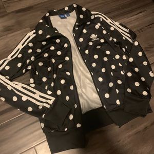 Polka Dot Adidas Track Jacket
